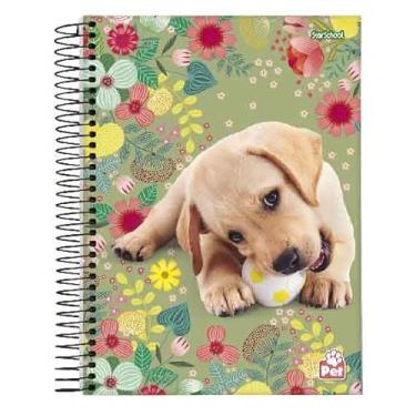 Imagem de Starschool – Caderno 1/4 capa dura espiral Pet | 80 Folhas | Tamanho portátil, tema animal fofo e resistência para anotações diárias