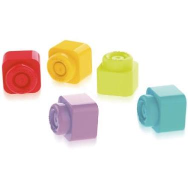 Imagem de Brinquedo para Montar SOFT BLOCKS 12 Peças Macias e Coloridas - Maral