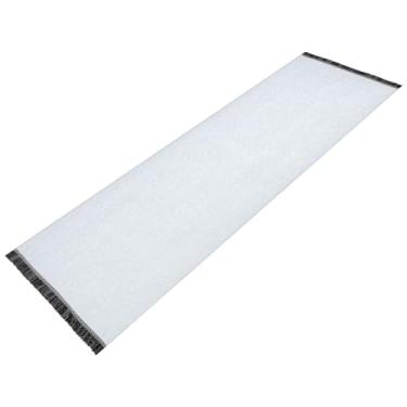 Imagem de GAIGEO Tapete longo Alice Blue com suporte antiderrapante, 183 x 59,7 cm, antiderrapante, tapete longo para sala de estar