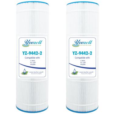 Imagem de Yoozell Filtro de piscina PLFPA200S substitui C-9442, Filbur FC-1267, PA200S, Hayward CX200XRE, C200S, Ultral-D5, C1900 C2002, Darlly 12001, cartucho de filtro de piscina de 200 metros quadrados,
