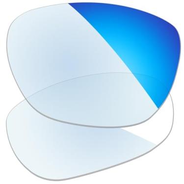 Imagem de Firtox Lentes de reposição UV400 para óculos de sol inteligentes Ray-Ban Meta Wayfarer RW4008 53 mm - Azul gelo fotocromático