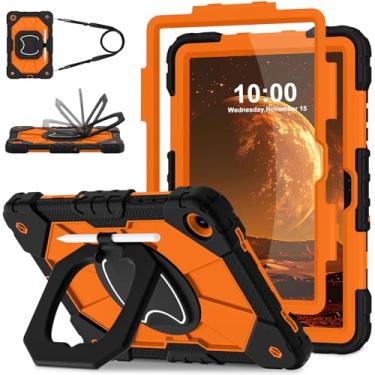 Imagem de WESOROL Capa para Samsung Galaxy Tab A11 Plus Galaxy Tab A9 Plus de 11 polegadas, capa à prova de choque para tablet Samsung A11+/A9+, capa com protetor de tela, suporte giratório 360 para lápis