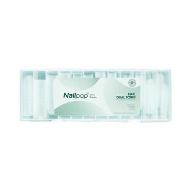 Imagem de Moldes Duplos Nailpop Para Unhas De Gel Construtor, Tamanho 14, 70 a 1