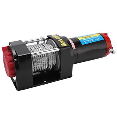 Imagem de HUIOP Kit de Guincho Elétrico, Guincho de Reboque Com Controle Remoto Sem Fio 4000LB 12V para ATV UTV Offroad, Quase Todas As áreas Foram Aprimoradas para Maior Durabilidade e
