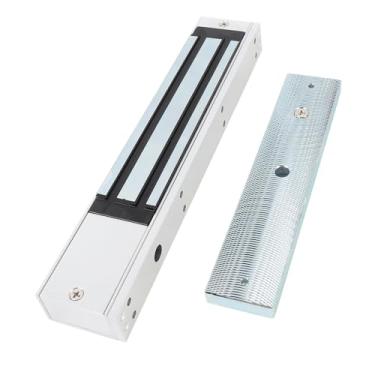 Imagem de aqxreight Fechadura Magnética Elétrica 600lbs Força de Retenção 12V Fail Safe Modo NC Fechadura de Porta Eletromagnética para de Controle de Acesso de Porta única Dispositivo Reverso Construído