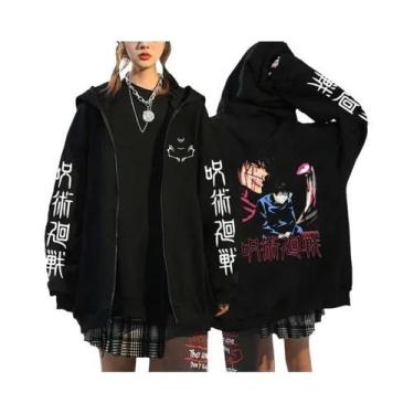 Imagem de Moletom Unissex Com Capuz E Zíper Estampado De Ryomen Sukuna De Jujuts