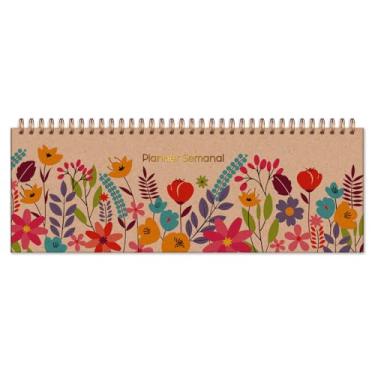 Imagem de Fina Ideia - Planner Organizador semanal Floral Kraft