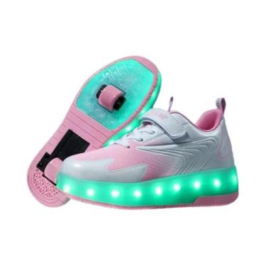 Imagem de Tênis LED Recarregáveis Por USB Para Crianças, Meninos E Meninas, Calç