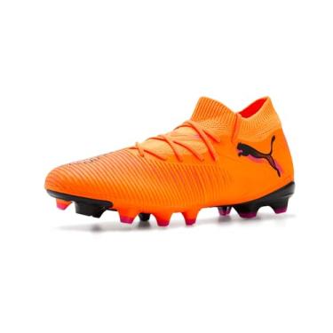 Imagem de Puma Chuteira masculina Future 8 Match firme, artificial Ground Soccer, Heat Fire/preto/Ravish, 41
