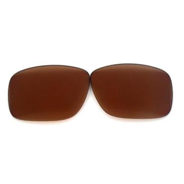Imagem de Lentes de reposição Galaxy para óculos de sol Oakley Holbrook OO9102, várias cores (marrom, marrom)