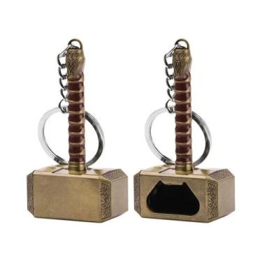 Imagem de Chaveiro De Metal Do Martelo Do Thor Da Marvel Avengers Unissex, Prese