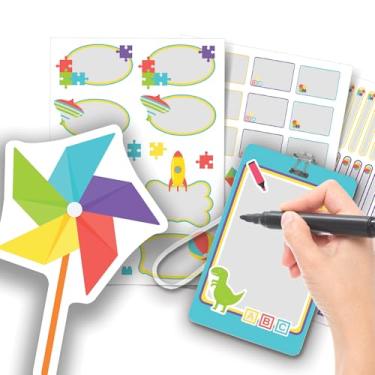 Imagem de Etiqueta Escolar Neutra com TAG + Caneta (Brinquedos, Etiquetas + 1 TAG de Mochila)