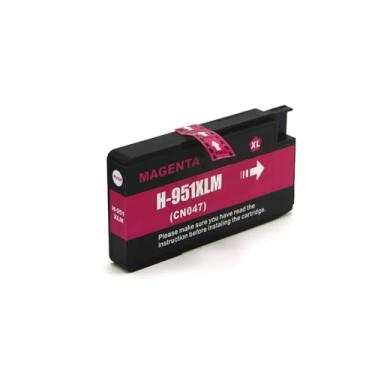 Imagem de Meinttsemm Cartucho de tinta magenta de alto rendimento 951XL funciona com impressoras HP Officejet Pro 8100 8600 8610 8620 8630 8640 8650 8660 8615 8616 8625 251dw 276dw (pacote com 1)
