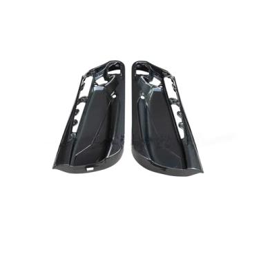 Imagem de Tampa do painel de substituição da maçaneta da porta interna de fibra de carbono compatível com Aventador LP700 LP720 LP750 2011-2014 acessório da porta interior do carro(Dry Carbon Fiber)