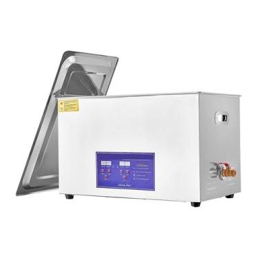 Imagem de Limpador ultrassônico de joias 15L com temporizador digital, relógio de aço inoxidável e limpador de acessórios, máquina de limpeza ultra profissional 10/15L para casa e banheiro