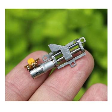 Imagem de Step Gear Precision Micro Slide Stepper Electronic Starter, Planetary Reduction Screw Electronic Starter, 2-Phase 4-Wire Stepper Electronic Starter Small Push Rod Electronic Starter Slider Electronic
