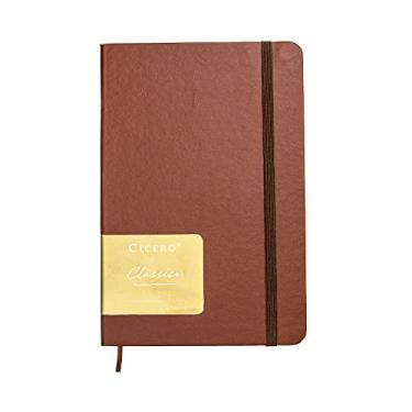 Imagem de Cicero Caderneta Ciceros Clássica Pautado 14x21, Marrom, 8842