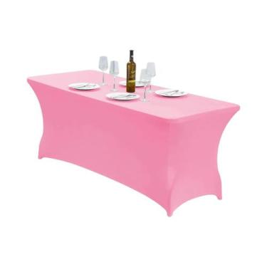 Imagem de Toalha De Mesa Universal De Spandex Stretch De 6FT 4FT Para Festas, Ba