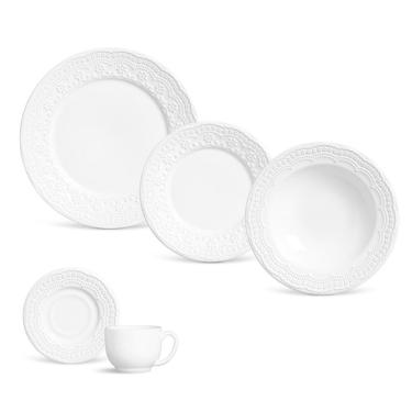 Imagem de Aparelho de Jantar 30 Peças Madeleine Branco Porto Brasil