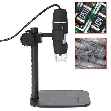 Imagem de SGeneE DANIU 5 MP 8 LED USB câmera digital microscópio suporte de elevação 1X-500X 5V DC vídeo