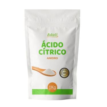 Imagem de Ácido Cítrico Anidro Adali 1kg - Grau Alimentício - 100% Puro