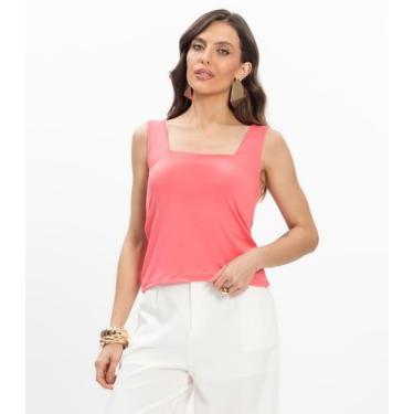 Imagem de Regata Feminina Rovitex Laranja, P, Laranja