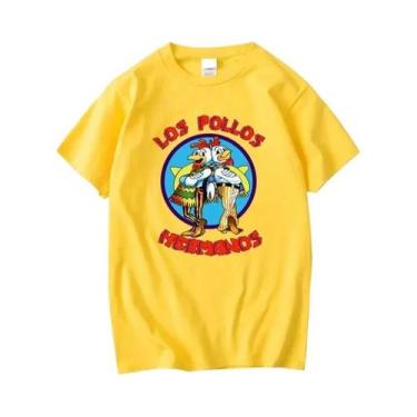 Imagem de Camiseta Masculina De Verão, Manga Curta, 100% Algodão, Engraçada, Bre
