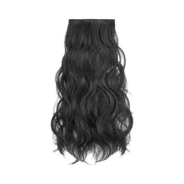Imagem de Apliques De Cabelo Sintético Curto Cacheado De 10 a 14 Polegadas Com C