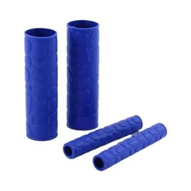 Imagem de Luva de borracha antiderrapante para motocicleta, capa universal termo