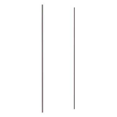 Imagem de Porta De Correr 80cm Champagne Sem Kit Ferragem Branco Mat