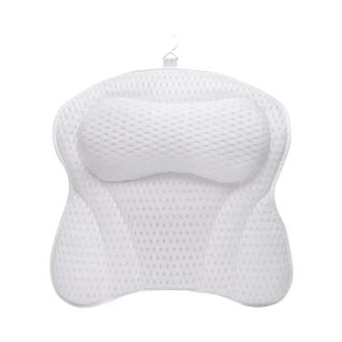 Imagem de Almofada Macia Para Banheira Com Suporte Para Pescoço E Costas, Com Ve
