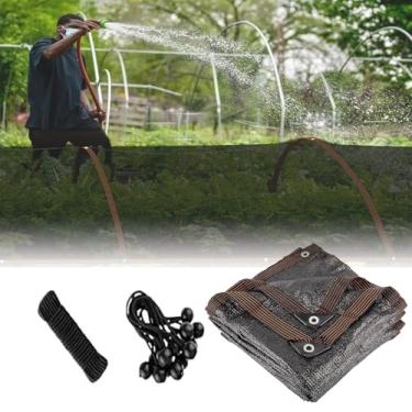 Imagem de Cobertura de sombra externa de 50 x 60 m, dossel de jardim para plantas, proteção anticongelante, pano de sombra de pátio, rede de sombra para celeiros, canis e canteiros elevados