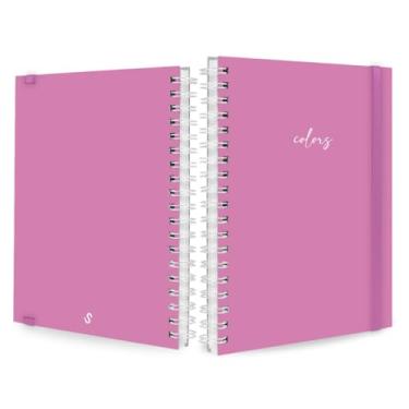 Imagem de Caderno Capa Dura Colegial 96 Folhas Espiral para Anotações Tipo Caderneta Caderno A5 Estilo Caderno de Anotações Alternativa ao Caderno 96 Folhas Capa Dura Não Acompanha Caneta (Rosa Primavera,01 Matéria (100 folhas))