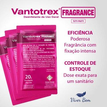 Imagem de Kit desinfetantes banheiros químicos tutti frutti 40 sachês - VANTOTRE