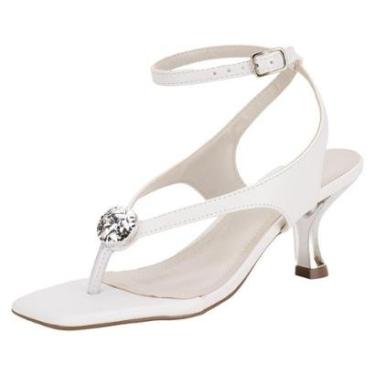 Imagem de Sandália Feminina Salto Taça Via Marte 177043-Feminino