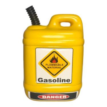 Imagem de Cofre Decorativo Galão De Combustível Amarelo De Ceramica - Hp Decor