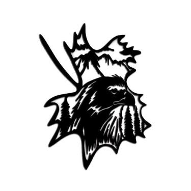 Imagem de Quadro Alto Relevo Aguia Sala Quarto 20X22Cm - JABB