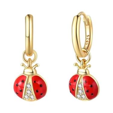 Imagem de Brincos De Argola Em Prata 925 Com Pérola E Estrela Para Mulheres, Bri