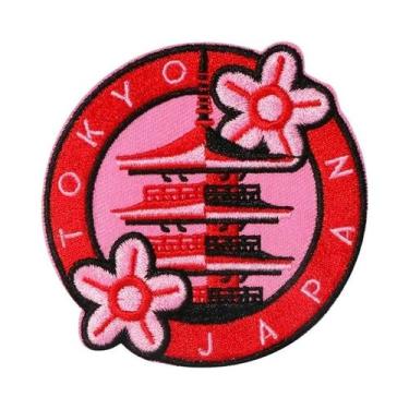 Imagem de Patch Bordado De Sushi Tokyo Travel, Para Costurar Ou Aplicar Com Ferr