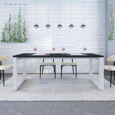 Imagem de Mesa de Jantar Bronx 200cm Est.Branca - Metalig