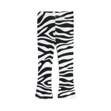 Imagem de Calças Flare Com Estampa De Leopardo Para Meninas De 2 a 7 Anos, Leggi