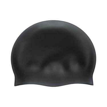 Imagem de Touca De Natação Unissex Em Silicone Impermeável Com Proteção Para Ouv