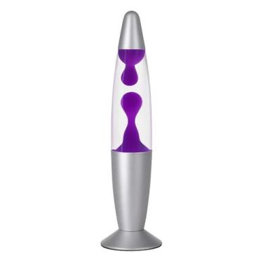 Imagem de Luminária Abajur de Mesa Decorativo Retrô Lava Lamp 34CM Para Sala Qua