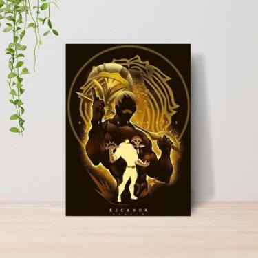 Imagem de Quadro Sete Pecados Capitais Anime Manga A4  Placa MDF 06 - Lomi Art