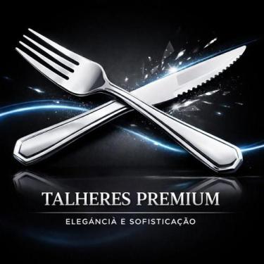 Imagem de Jogo 24 Peças Garfo Faca Inox - Churrasco / Bar/ Restaurante - Quality