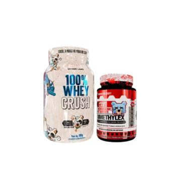 Imagem de Kit Dimethylex 60 caps + 100% Whey Crush 900g - Under Labz, Milk