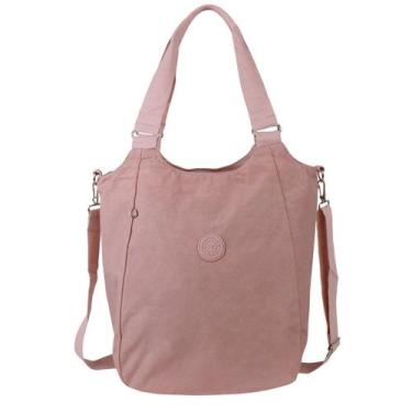 Imagem de Bolsa Feminina Grande Multifuncional com Alça Forte - NoBrand, Rose