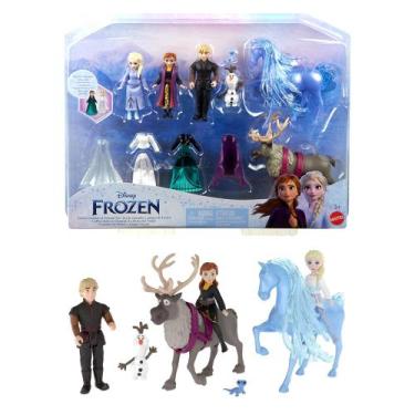 Imagem de Conjunto de Modas Frozen com Anna e Elsa e Amigos HLX05 - Disney