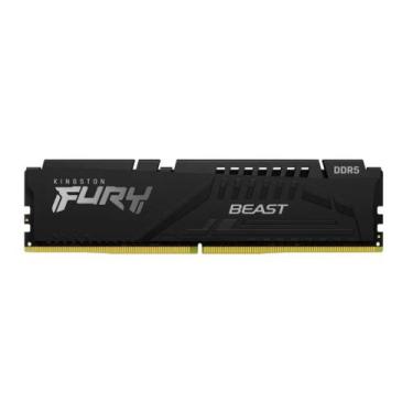 Imagem de Memória Kingston Fury Beast 16gb Ddr5 6000mhz Cl36 Kf560c36bbe2/16