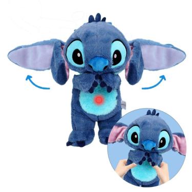 Imagem de Pelucia Stitch Mexe A Orelha Boneco Disney 33Cm